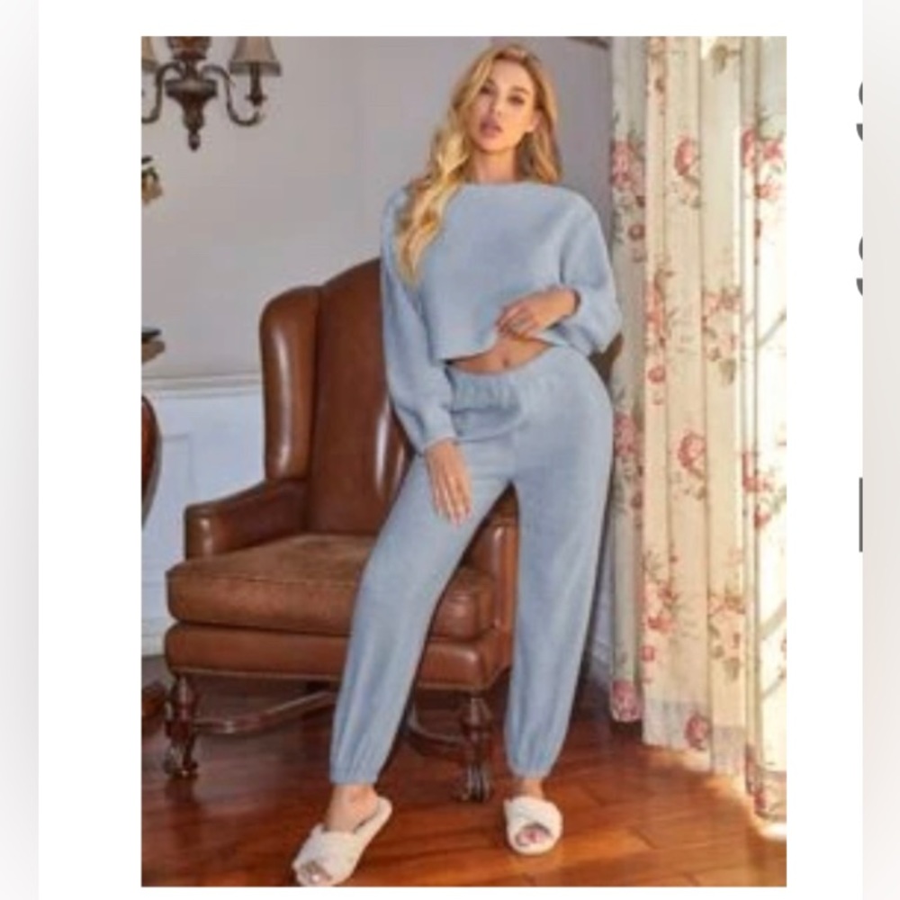 Shein teddy lounge set size large
